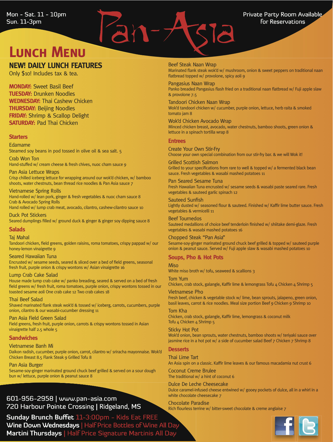 Asian Restaurant Menu 54