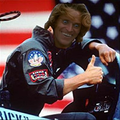 Hopefully they will remake Top Gun with Willem Dafoe