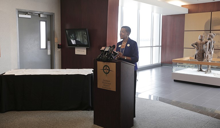 JMAA Chair Dr. Rosie Pridgen explains that the change in FAA policy means that the fight for the airport will be in court, not in the hands of federal administrators.