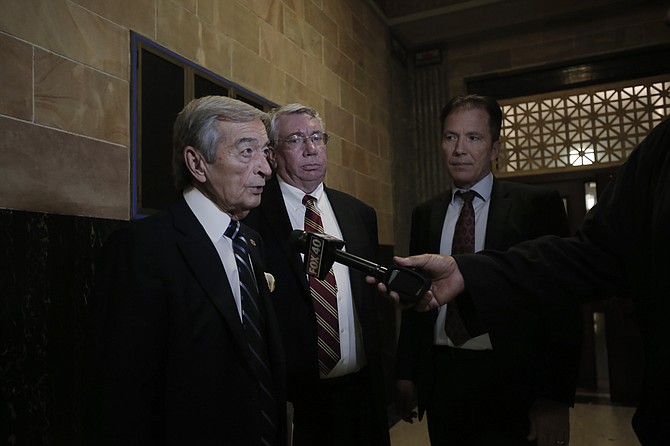 Local attorney and former Jackson Mayor Dale Danks Jr. (left) represented Assistant District Attorney Jamie McBride during his time as co-defendant with Hinds County District Attorney Robert Shuler Smith. The court dismissed charges against McBride on the first day of trial.