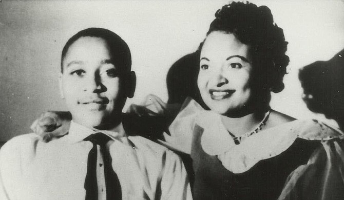 White men kidnapped and brutally murdered Emmett Till (left), pictured with his mother Mamie Mobley-Till, on this day 62 years ago. His lynching and the murderers' acquittal spurred the Civil Rights Movement in the South and nationwide. Photo courtesy Simeon Wright