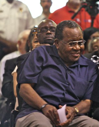 Ward 4 Councilman Frank Bluntson, a candidate in next year's mayoral race, has taken every chance he can to oppose Mayor Harvey Johnson Jr. at City Council meetings.