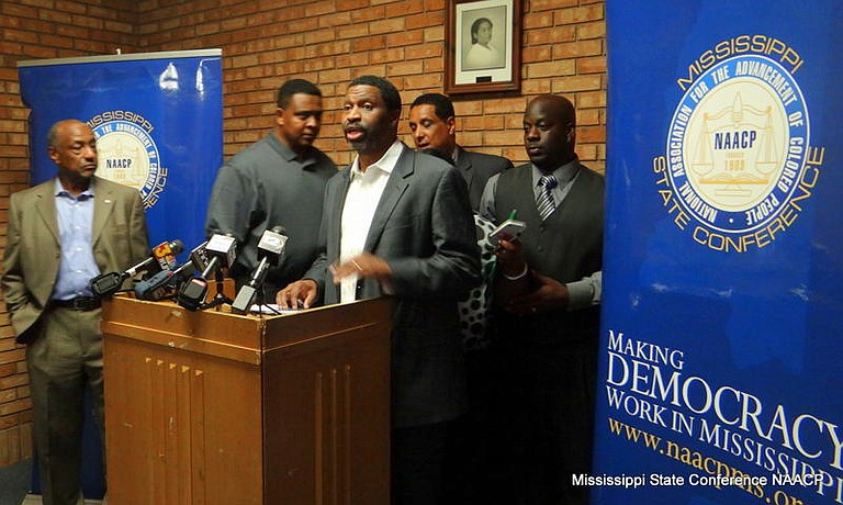 Derrick Johnson, president of the Mississippi NAACP called for a full investigation into the death of Jimmy Lee Butts.