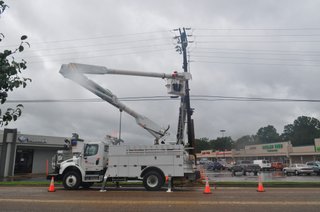 Entergy has a workforce of 10,000 and its crews are working 16 hours per day to restore power to all its customers.
