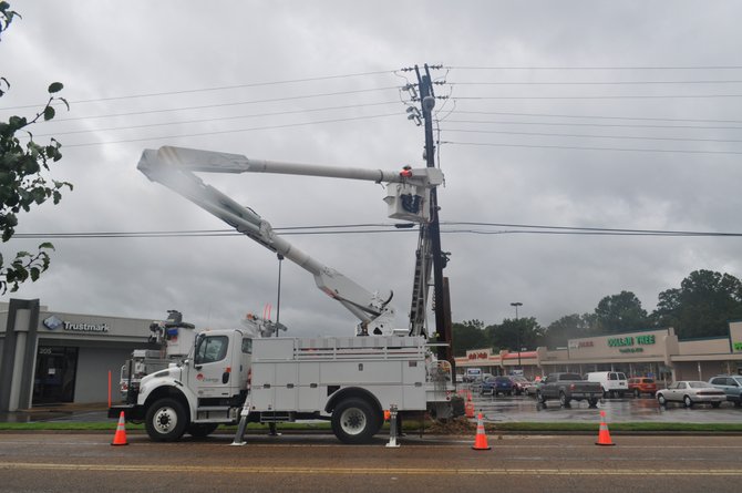 Entergy has a workforce of 10,000 and its crews are working 16 hours per day to restore power to all its customers.
