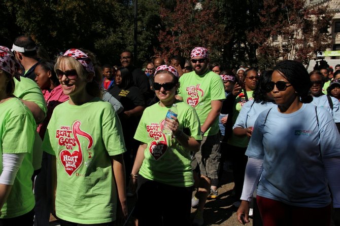 Heart Walk raises awareness and funds for the American Heart Association.
 