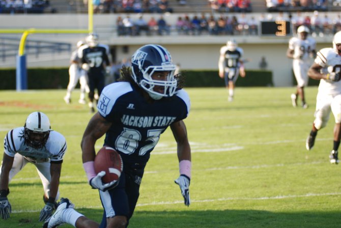 Rico Richardson of the Jackson State Tigers.