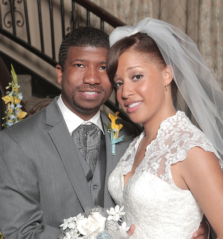 CJ and Allison Rhodes wed this summer in front of 850 of their family and friends.
Sterling photography