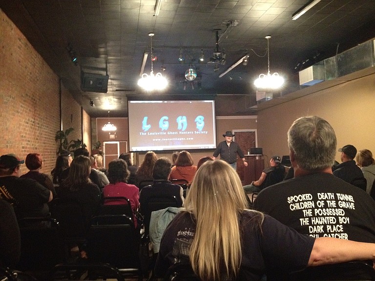 People from all walks of life came together to listen to speakers on the paranormal.