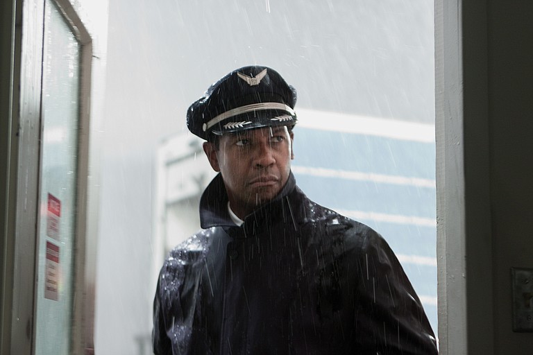 Oscar-winning actor Denzel Washington gives a stellar performance as a man lost in denial in “Flight.