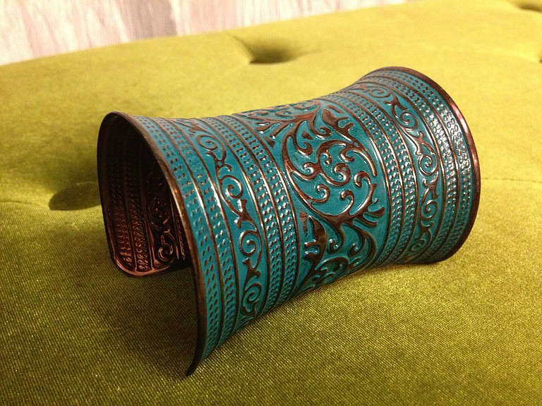 Teal and Copper Cuff, $12.50, The Hair Boutique Salon