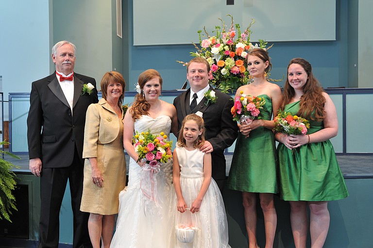 The author, far left, celebrates his son Richard L. Coupe’s wedding to Natalie K. Danforth with the Coupe family. 