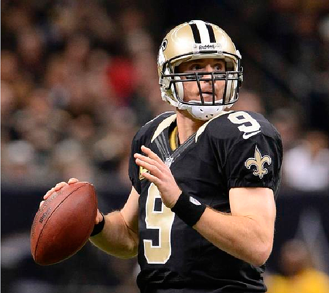 Drew Brees threw for more than 5,000 yards this season—but he also threw 19 interceptions.
