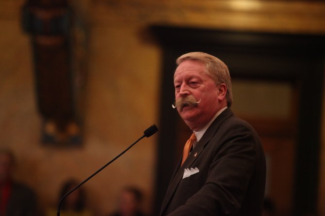 Republican Reps. Jeff Smith (pictured) and Gary Chism of Columbus authored a widely ridiculed “sovereignty” bill to exempt Mississippi from following federal law.