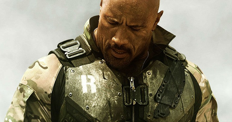 Dwayne “The Rock” Johnson is Roadblock in “G.I. Joe: Retaliation.”