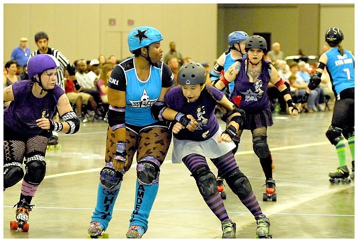 The Magnolia Roller Vixens will strut—and skate—their stuff at Jackson Streets Alive.
