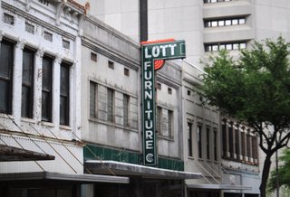 Lott Furniture Company is located at 216 W. Capitol St., across the street from the newly-revamped King Edward Hotel and less than a block in either direction from ground zero of Jackson's two biggest ongoing renovation projects: Farish Street and the two-waying of Capitol Street.