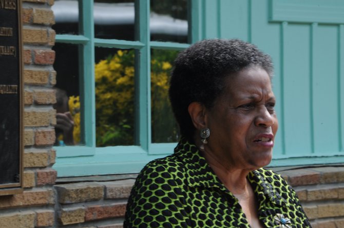 Myrlie Evers-Williams, now a scholar-in-residence at Alcorn State University in Lorman, attended a 50th commemoration of Medgar's assassination this morning in Jackson.