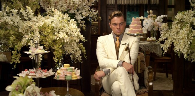 Baz Luhrmann's spectacle overwhelms the story in his adaptation of "The Great Gatsby," starring Leonardo DiCaprio.