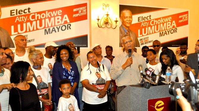 City Councilman Chokwe Lumumba used a grassroots effort to get out the vote Tuesday May 21. He received more than 20,000 votes in the Democratic primary runoff out of 37,283 total ballots cast.