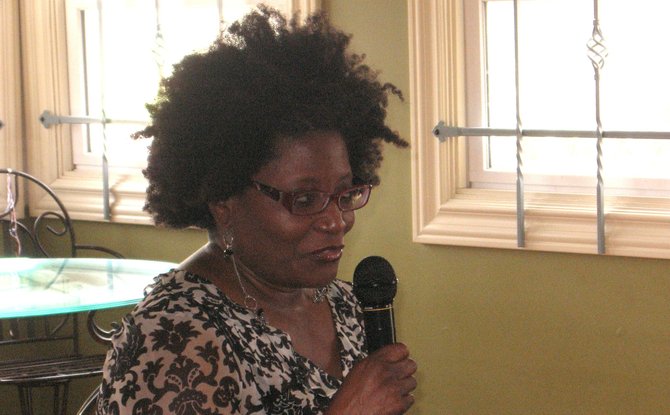 Pam Shaw, a consultant with the Alliance for Early Success, spoke at the Koinonia Coffee House Friday Forum about the need for policy makers, communities and parents to collaborate and adopt long-term thinking to ensure the future of the state's children.
