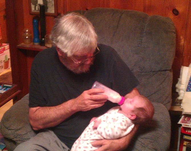 The author’s father spent a few valuable months with his baby granddaughter before passing away.
