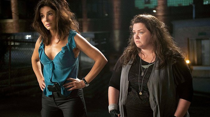 Sandra Bullock and Melissa McCarthy are at the top of their game in “The Heat.”