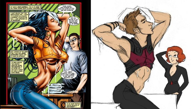 In the Hawkeye Initiative, a group of fans are working to break the sexist comic book stereotypes of hypersexualized females by putting male characters in the same poses.