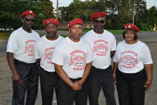 Bennie Jones and his guardians patrol a neighborhood after one of its residents called and asked if they would spend some time in the area.