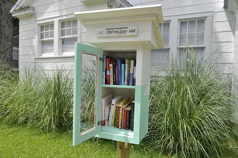 The second Little Free Library in Jackson recently went up outside Fondren Muse.