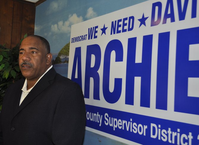 After coming up a bit short in the last countywide election, David Archie is hoping the people of District 2 give him a supervisor's job in the upcoming special election.