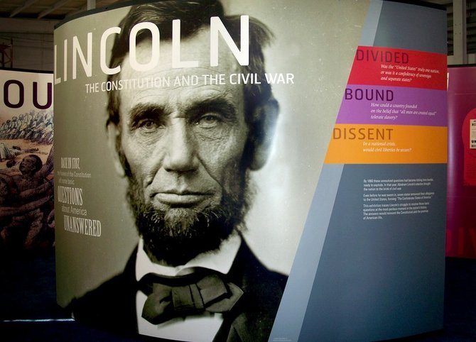 The Lincoln exhibit at Hinds Community College’s Raymond campus will have traveled to more than 40 states by 2015.