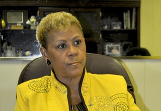 Alberta Ross Gibson is confident she can sell investors and developers on doing business in Hinds County.