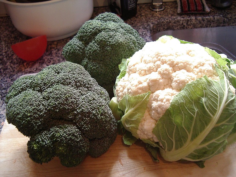 Early winter is the perfect time to use local seasonal produce, such as broccoli and cauliflower, before most farmers markets close up shop for the season.