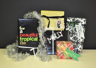 Beautiful gift wrap might seem like an elusive art, but if you want to impress with minimal effort, I believe it really comes down to a couple things: nice ribbon and a great gift tag.