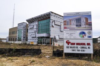 The JATRAN facility, which has sat untouched at the corner of Highway 80 and Valley Street since April, is designed to become the new home of the city's bus transportation and will serve as a depot and a hub for drivers and riders.