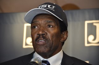 Harold Jackson was selected as the new head football coach of the Jackson State Tigers.