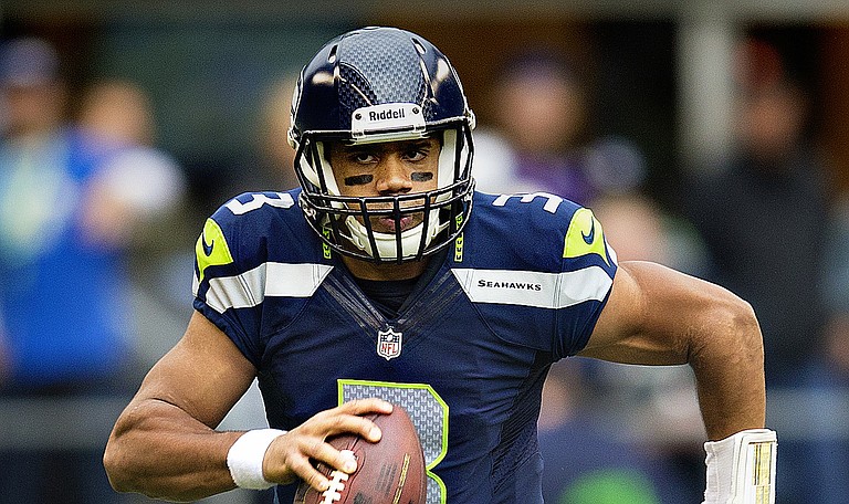 Seattle’s Russell Wilson hopes to become the second black quarterback to win a Super Bowl.