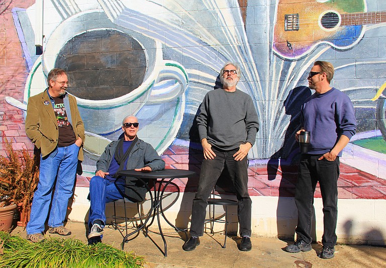  The Cedars hosts a show featuring four Clinton artists (from left: Sam Biebers, Wyatt Waters, Ron Lindsey and Paul Fayard) and friends.