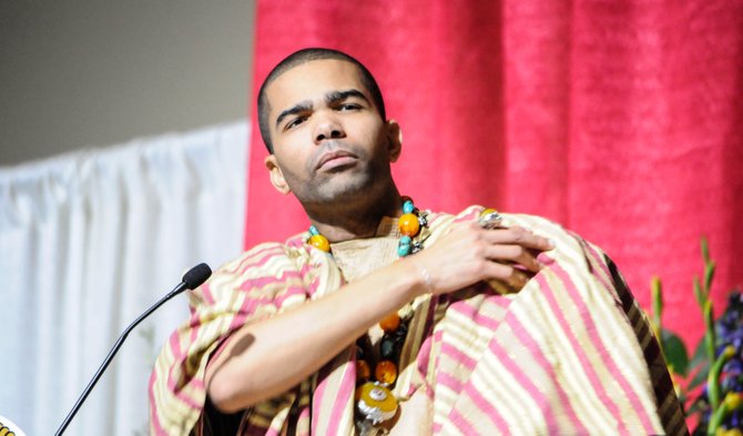 Chokwe Antar Lumumba delivered the eulogy along with his sister, Rukia Lumumba.