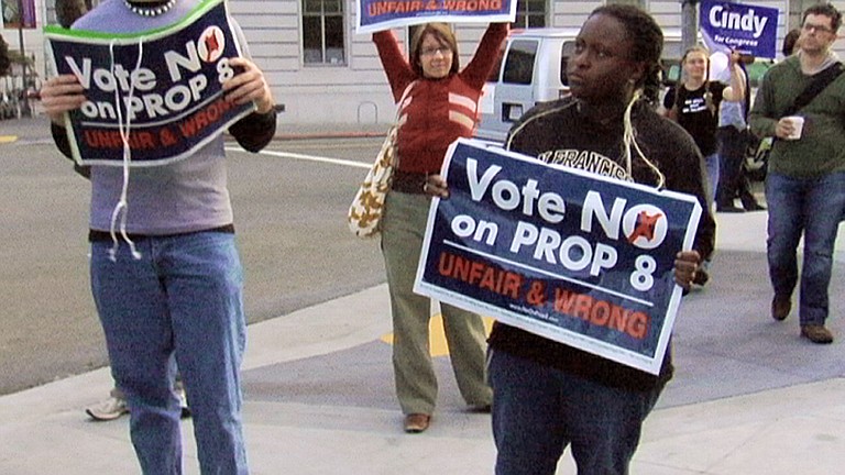 “The Campaign” covers some of Proposition 8’s rocky road in California.