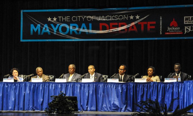 In at least the fourth mayoral debate of the short campaign season, held last night and hosted by WLBT-TV and Jackson State University, several of the candidates showed that they are solidifying their positions on a number of issues.