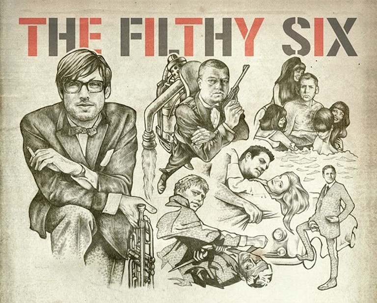 Formed in the U.K., The Filthy Six has lent its talents to artists such as Tom Jones, Jill Scott, Basement Jaxx and many others. Fans describe the group's music as soulful and funky jazz with a heavy back beat and sultry horns.