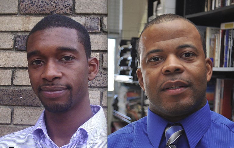 Among the names of possible Yarber replacements are Tyrone Hendrix (left), a longtime Democratic Party operative who helped manage Jonathan Lee's campaign for mayor in 2013, and Robert Amos (right), who competed in the 2013 Democratic primary for Jackson mayor.