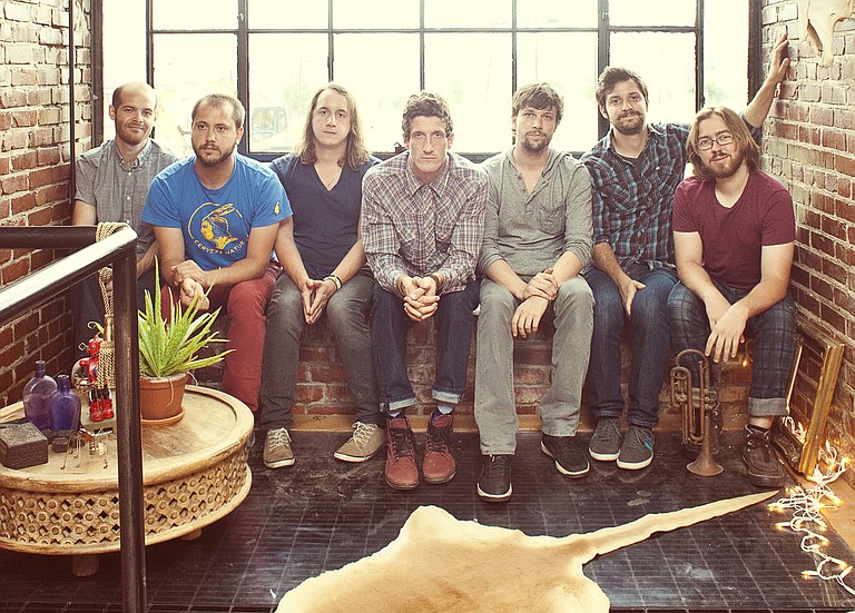 The members of  The Revivalists (from left: Andrew Campanelli, Rob Ingraham, George Gekas, David Shaw, Ed Williams, Zach Feinberg and Michael Girardot) fuse several genres to create their soulful and danceable rock music.