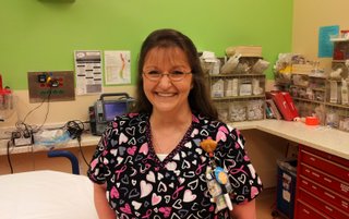 Peggy “Denise” Adams, an emergency-room nurse at Blair E. Batson Hospital for Children, received University of Mississippi Medical Center’s 2014 Nursing Excellence Award in May.