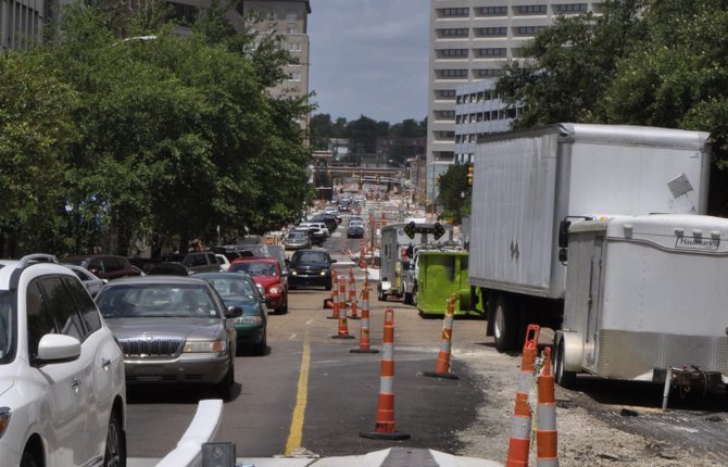 Capitol Street is on its way to becoming a two-way street, but Downtown Jackson Partners is seeking additional funding—and access to the mayor—to finish rebuilding portions of the street as planned.