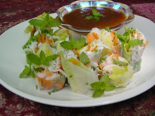 Springs rolls can be delicious, whether fried or fresh.