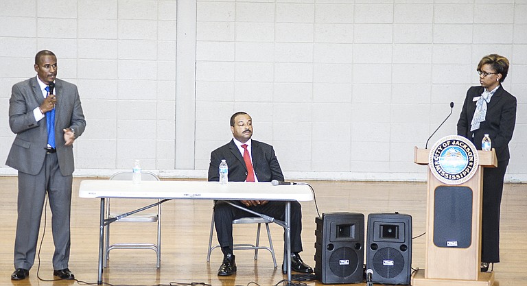 Either Juan Cloy (left) or Lee Vance (center) will lead the Jackson Police Department and its crime-fighting and prevention efforts.