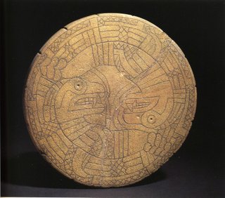 This disk, made of brown sandstone and found in Issaquena County, proves that Native Americans were not the primitive people many think they were.